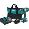 Factory Reconditioned Makita XPH12R-R 18V LXT Compact Brushless Lithium-Ion 1/2 In. Cordless Hammer Drill Kit With 2 Batteries (2 Ah) -RECONDITIONED PRODUCTS Store mktrxph12rr
