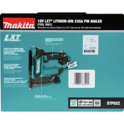 Factory Reconditioned Makita XTP02Z-R 18V LXT Lithium-Ion Cordless 23 Gauge Pin Nailer (Tool Only) 19 Factory Reconditioned Makita XTP02Z-R 18V LXT Lithium-Ion Cordless 23 Gauge Pin Nailer (Tool Only) -RECONDITIONED PRODUCTS Store mktrxtp02z r h
